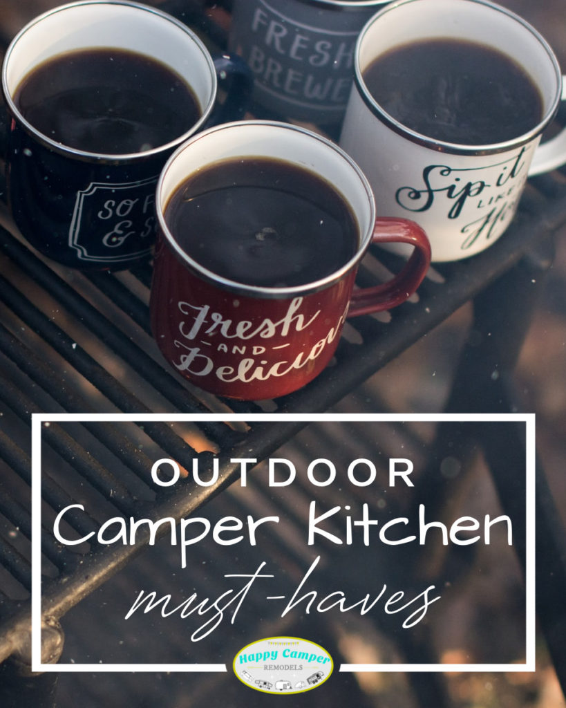 Outdoor Camper Kitchen must haves