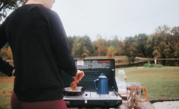 outdoor camper kitchen cooking